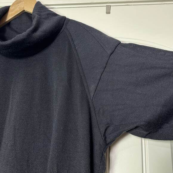 Vintage Carol Anderson Maxi Dress Womens L/XL black Lagenlook Relaxed Silhouette - Picture 3 of 7